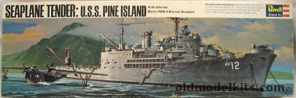 Revell 1/424 USS Pine Island Seaplane Tender - with Martin PBM-5, H455-200 plastic model kit